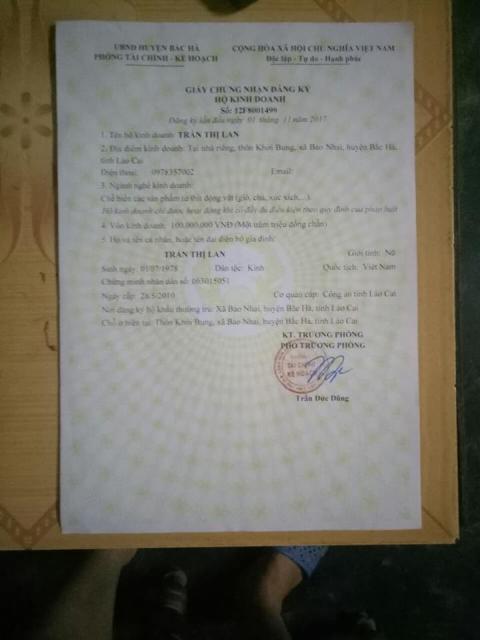 Giấy đăng ký kinh doanh