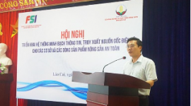 FSI introduces information transparency and electronic traceability solutions in the agricultural sector in Lao Cai province
