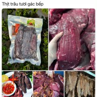 Thịt trâu gác bếp
